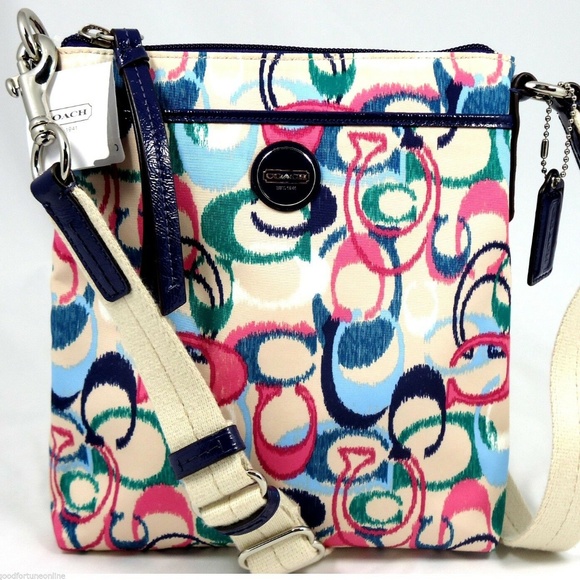 Coach Handbags - COACH NEW IKAT Crossbody/Swingpack